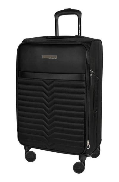 Shop Vince Camuto Shauna 20" Softshell Spinner Suitcase In Black