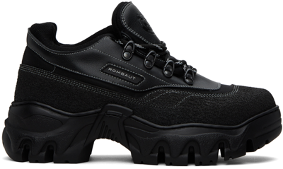 Shop Rombaut Black Boccaccio Ii Asfalto Sneakers In Black Beyond Leather