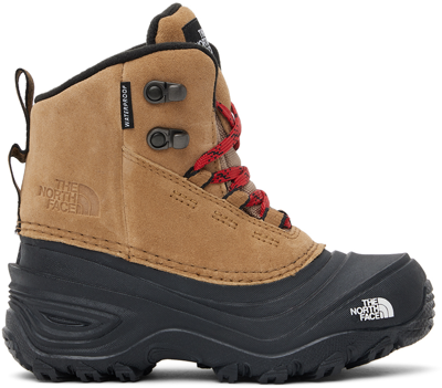 Shop The North Face Kids Beige Chilkat V Boots In Kom Almond Butter/tn