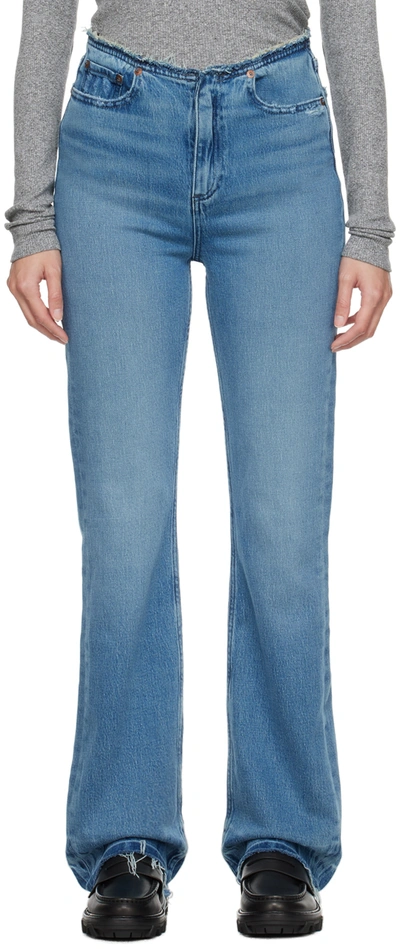 Shop Rag & Bone Blue Peyton Jeans In Misty
