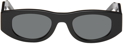 Shop Thierry Lasry Black Mastermindy Sunglasses