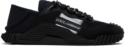 Shop Dolce & Gabbana Black Ns1 Sneakers In 8b956 Nero/nero
