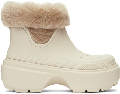 Crocs Stomp Lined Boots In Stucco