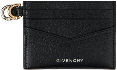Shop Givenchy Black Voyou Card Holder In 001 Black