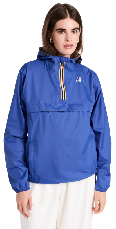 Shop K-way Le Vrai 3.0 Leon Jacket Blue Royal Marine