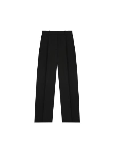 Shop Pangaia Women's Cotton Tailored Trousers — Black Xl