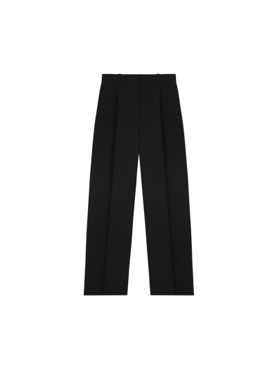 Shop Pangaia Women's Organic Cotton Tailored Trousers In Black