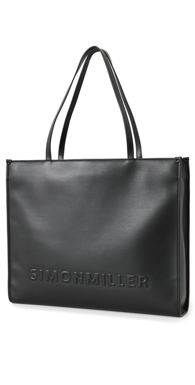 Shop Simon Miller S997 Logo Studio Tote Black One Size