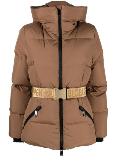Shop Goldbergh Brown Snowmass Ski Jacket In Neutrals