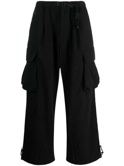 Shop F/ce X Gramicci Nylon Cargo Trousers In Black
