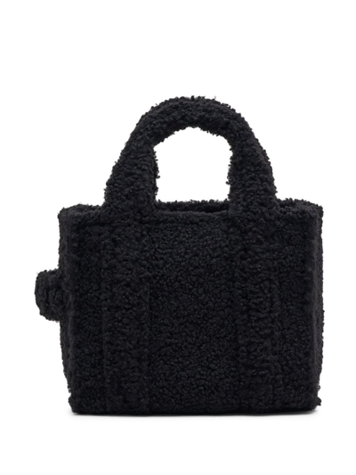 Shop Marc Jacobs The Tote Small Faux Fur Tote Bag In Black