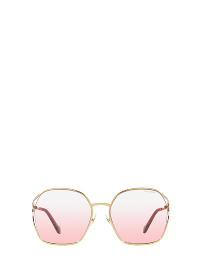 Shop Miu Miu Eyewear Square Frame Sunglasses In Multi