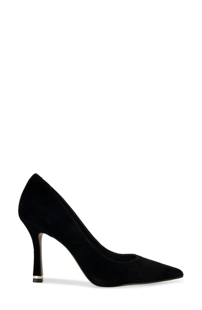 Shop Kenneth Cole New York Romi Pointed Toe Pump In Black Suede