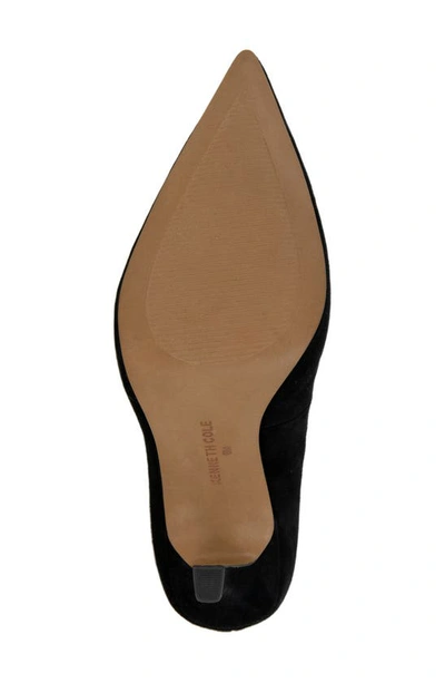 Shop Kenneth Cole New York Romi Pointed Toe Pump In Black Suede
