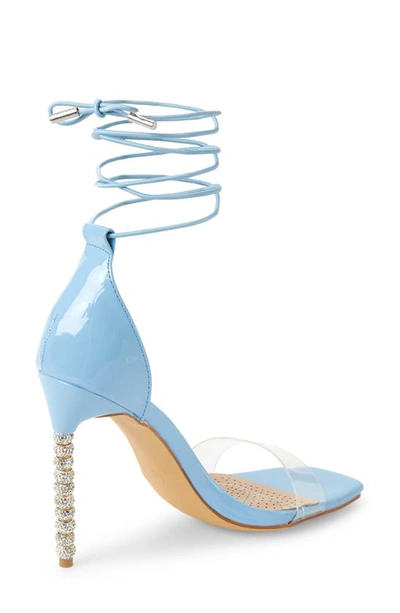 Shop Azalea Wang Favor Ankle Strap Sandal In Blue