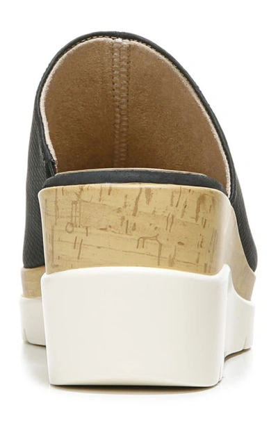 Soul Naturalizer Good Times-m Womens Faux Leather Slide Wedge Sandals In Black