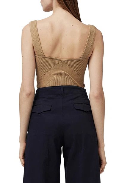 Rag & Bone Asher Rib Tank In Light Brown
