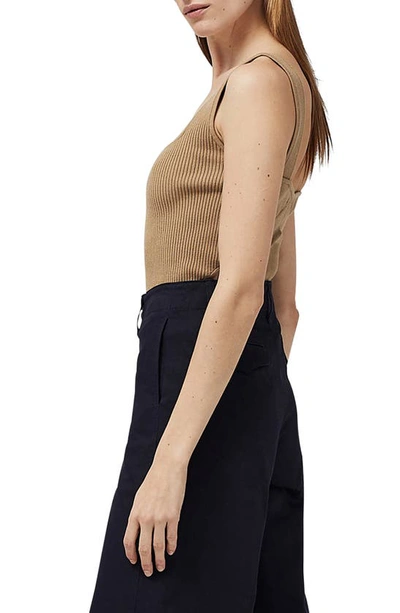 Rag & Bone Asher Rib Tank In Light Brown
