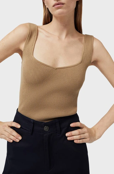 Rag & Bone Asher Rib Tank In Light Brown