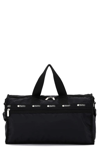 Shop Lesportsac Dakota Med Dlx Duffel In Jet Black