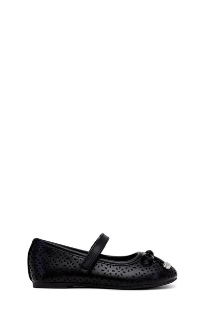 Shop Sugar Kids' Laser Cut Mary Jane Flat In Black