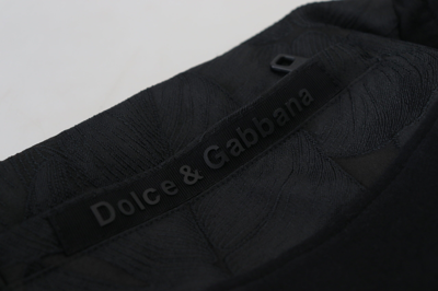 Shop Dolce & Gabbana Black Polyester Skinny Jogger Men Men's Pants