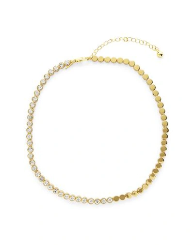 Cos Woman Necklace Gold Size - Recycled Brass, Recycled Glass In Gold
