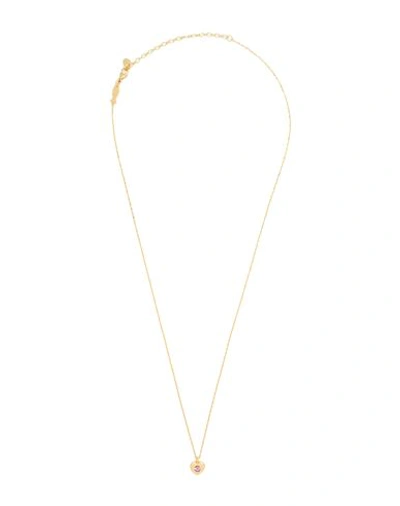 Kurshuni Debra Necklace Woman Necklace Gold Size - 925/1000 Silver, Cubic Zirconia In Gold
