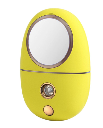 Shop Multitasky Mini Yellow Portable Nano Face Mister/mirror