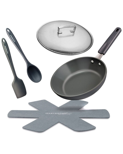 Shop Masterpan Ceramic Grey Nonstick 3pc Cookware Set