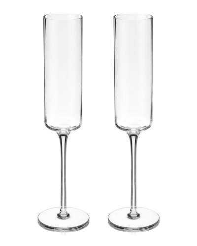 Viski Laurel Champagne Flutes