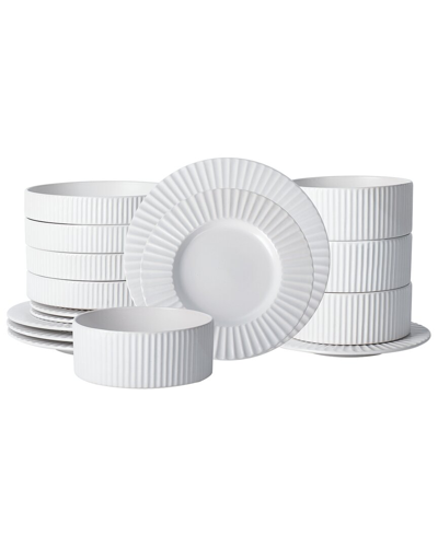 Shop Christian Siriano Lusso 16pc Stoneware Dinnerware Set