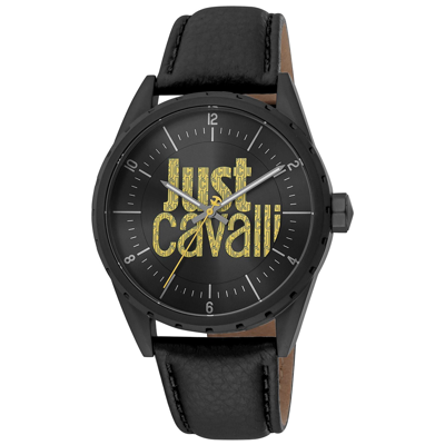 Shop Just Cavalli Men Men's Watch In Black