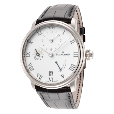 Shop Blancpain Men's 42mm Automatic Watch In Silver
