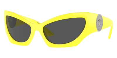 Shop Versace Women's 60mm Sunglasses In Yellow