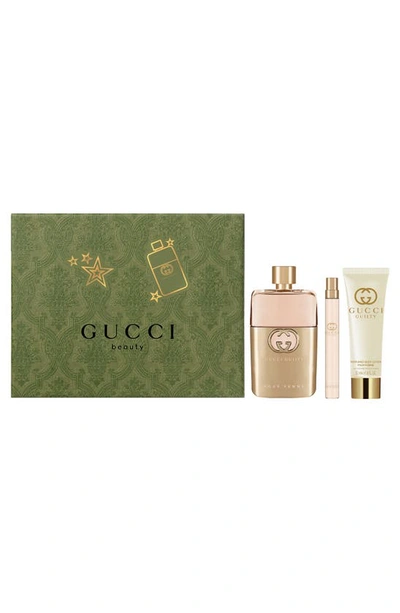 Gucci Guilty Eau De Toilette Gift Set $222 Value