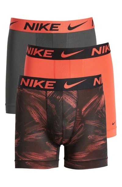Shop Nike 3-pack Dri-fit Essential Micro Boxer Briefs In Hyperspace Print