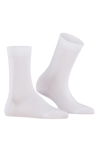 Shop Falke Cotton Touch Socks In White