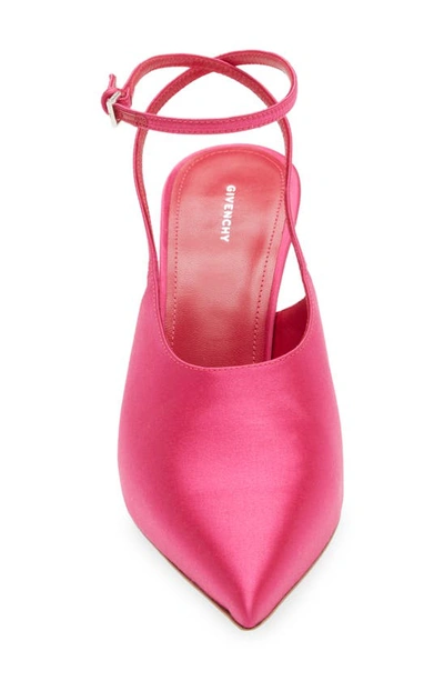 Shop Givenchy Show Pointed Toe Pump In Neon Pink