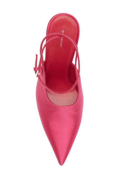 Shop Givenchy Show Pointed Toe Pump In Neon Pink