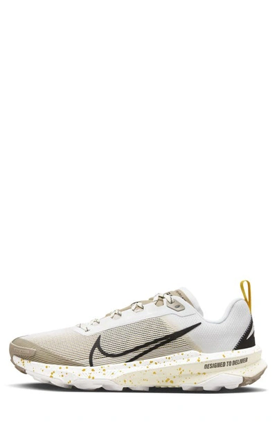 Shop Nike React Terra Kiger 9 Sneaker In White/ Khaki/ Sulfur/ Black