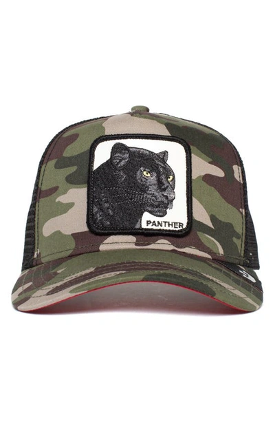 Shop Goorin Bros The Panther Trucker Hat In Camouflage