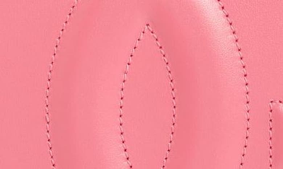 Shop Dolce & Gabbana Dg Logo Flap Leather Crossbody Bag In Lilac
