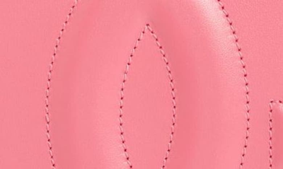 Dolce & Gabbana Dg Logo Flap Leather Shoulder Bag In Lilac