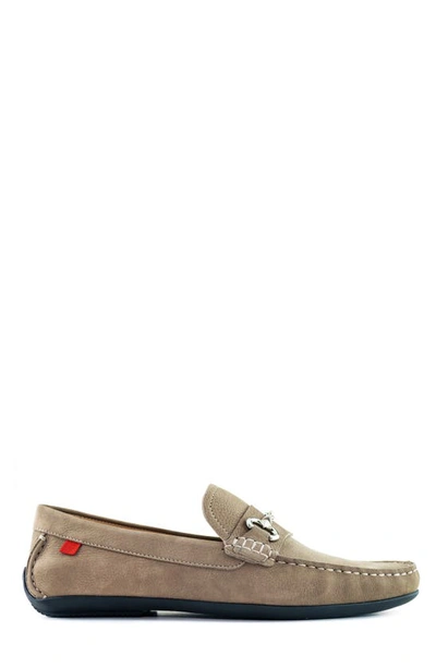 Shop Marc Joseph New York Wall Street Bit Loafer Driving Shoe In Taupe Italo Grainy