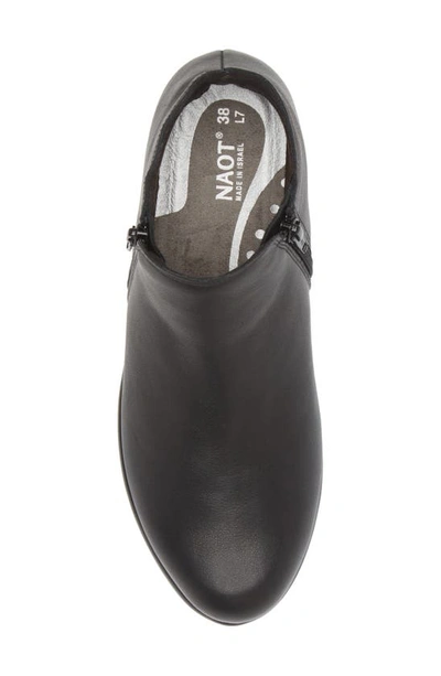Naot 'helm' Bootie In Water Resistant Black Leather