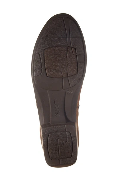 Naot 'helm' Bootie In Cognac/ Antique Brown Suede