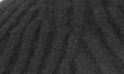 Shop Ganni Structured Wool Blend Beret In Black