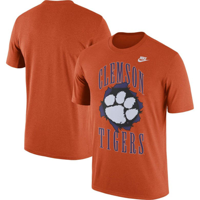 Shop Nike Orange Clemson Tigers Campus Back To School T-shirt