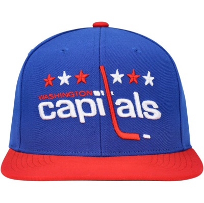 Shop Mitchell & Ness Blue Washington Capitals Core Team Ground 2.0 Snapback Hat